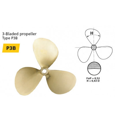 Propeller P3B, diameter 12"